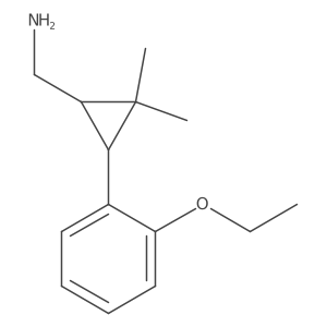 [3-(2-Ethoxyphenyl)-2,2-dimethylcyclopropyl]methanamine Structure