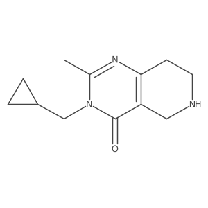 3-(Cyclopropylmethyl)-2-methyl-5,6,7,8-tetrahydropyrido[4,3-d]pyrimidin-4(3H)-one Structure