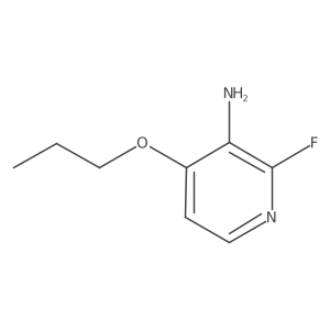 2-Fluoro-4-propoxy-3-pyridinamine结构式