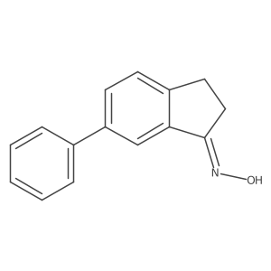 (NZ)-N-(6-phenyl-2,3-dihydroinden-1-ylidene)hydroxylamine Structure