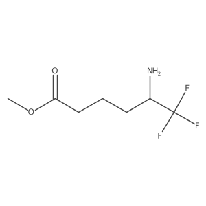 Methyl 5-amino-6,6,6-trifluorohexanoate结构式