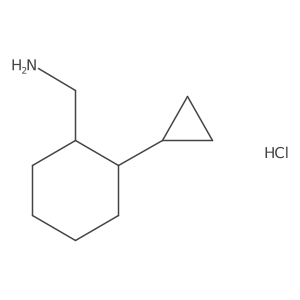 (2-Cyclopropylcyclohexyl)methanamine hydrochloride结构式