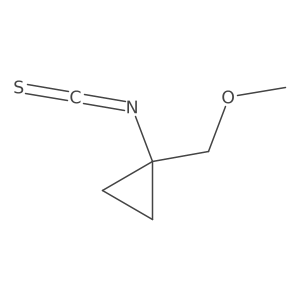 1-Isothiocyanato-1-(methoxymethyl)cyclopropane Structure