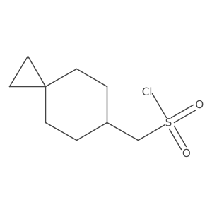 Spiro[2.5]octan-6-ylmethanesulfonyl chloride Structure
