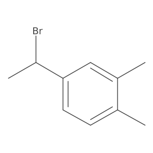 4-(1-Bromoethyl)-1,2-dimethylbenzene Structure