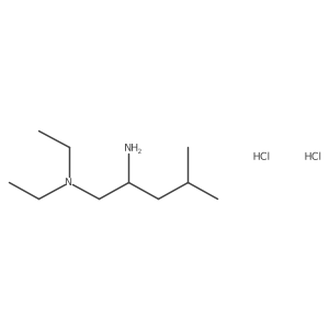 N1,N1-diethyl-4-methylpentane-1,2-diamine dihydrochloride Structure