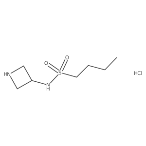 N-(azetidin-3-yl)butane-1-sulfonamide hydrochloride Structure