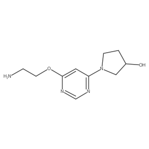 (R)-1-(6-(2-aminoethoxy)pyrimidin-4-yl)pyrrolidin-3-ol Structure