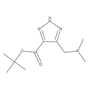 tert-butyl 5-[(dimethylamino)methyl]-1H-1,2,3-triazole-4-carboxylate Structure