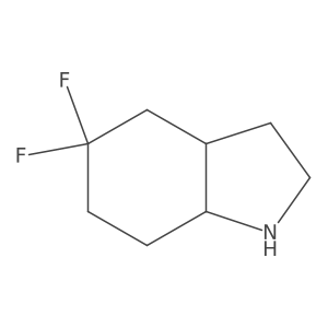 5,5-difluoro-octahydro-1H-indole Structure