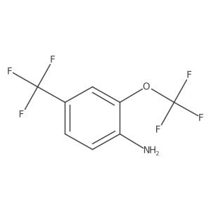 2-(Trifluoromethoxy)-4-(trifluoromethyl)aniline Structure