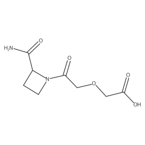 2-[2-(2-Carbamoylazetidin-1-yl)-2-oxoethoxy]acetic acid结构式