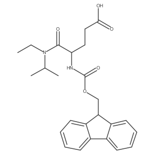 4-[ethyl(propan-2-yl)carbamoyl]-4-({[(9H-fluoren-9-yl)methoxy]carbonyl}amino)butanoic acid Structure