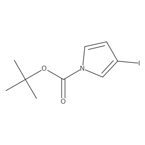 Tert-butyl 3-iodopyrrole-1-carboxylate结构式