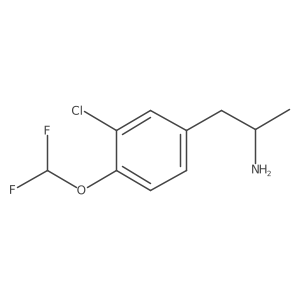(2S)-1-[3-chloro-4-(difluoromethoxy)phenyl]propan-2-amine Structure