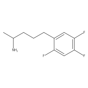 (2S)-5-(2,4,5-trifluorophenyl)pentan-2-amine Structure