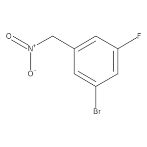 1-Bromo-3-fluoro-5-(nitromethyl)benzene结构式