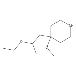 4-(2-Ethoxypropyl)-4-methoxypiperidine Structure