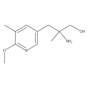 2-Amino-3-(6-methoxy-5-methylpyridin-3-yl)-2-methylpropan-1-ol Structure