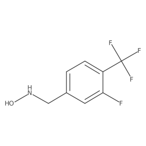 N-{[3-fluoro-4-(trifluoromethyl)phenyl]methyl}hydroxylamine结构式