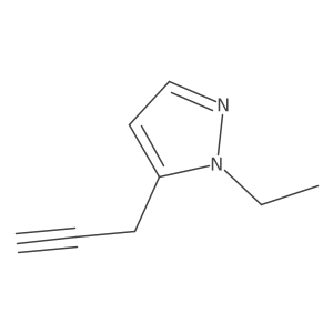 1-ethyl-5-(prop-2-yn-1-yl)-1H-pyrazole Structure