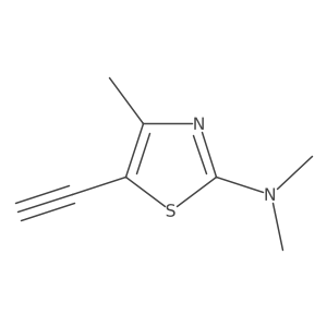 5-ethynyl-N,N,4-trimethyl-1,3-thiazol-2-amine Structure