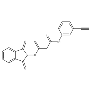 1,3-dioxo-2,3-dihydro-1H-isoindol-2-yl 2-[(3-ethynylphenyl)carbamoyl]acetate Structure