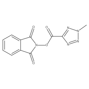 1,3-dioxo-2,3-dihydro-1H-isoindol-2-yl 2-methyl-2H-1,2,3,4-tetrazole-5-carboxylate Structure