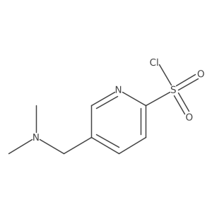 5-[(Dimethylamino)methyl]-2-pyridinesulfonyl chloride结构式
