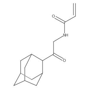 N-[2-(2-Adamantyl)-2-oxoethyl]prop-2-enamide结构式