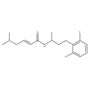 (E)-N-[4-(2,6-Difluorophenyl)butan-2-yl]-4-(dimethylamino)but-2-enamide结构式