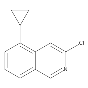 3-Chloro-5-cyclopropylisoquinoline结构式