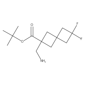 Tert-butyl 2-(aminomethyl)-6,6-difluorospiro[3.3]heptane-2-carboxylate Structure