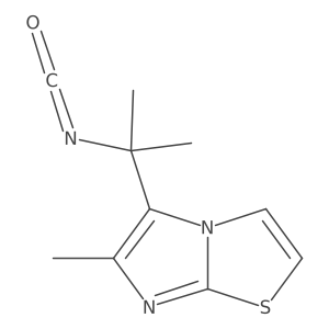 5-(2-Isocyanatopropan-2-yl)-6-methylimidazo[2,1-b][1,3]thiazole Structure