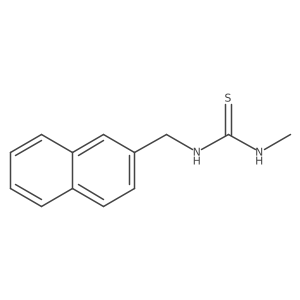 1-Methyl-3-naphthalen-2-ylmethyl-thiourea Structure