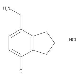 1-(7-chloro-2,3-dihydro-1H-inden-4-yl)methanaminehydrochloride Structure