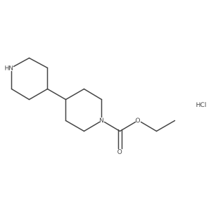 Ethyl [4,4'-bipiperidine]-1-carboxylate hydrochloride结构式