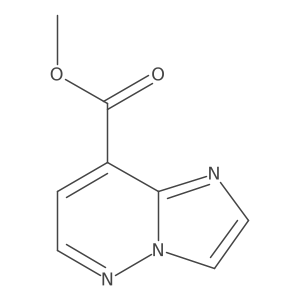 Methyl imidazo[1,2-b]pyridazine-8-carboxylate结构式
