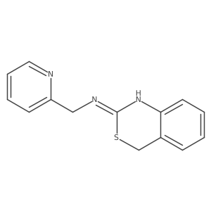 N-(2-pyridinylmethyl)-4H-3,1-benzothiazin-2-amine结构式