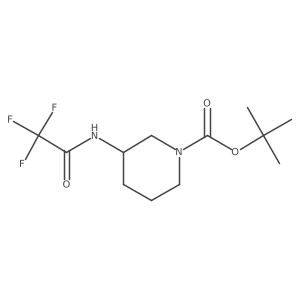 Tert-butyl 3-(2,2,2-trifluoroacetamido)piperidine-1-carboxylate Structure