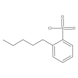 2-Pentylbenzenesulfonyl chloride Structure