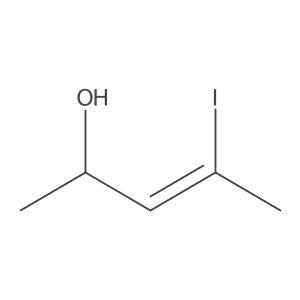 (3Z)-4-iodo-3-penten-2-ol结构式