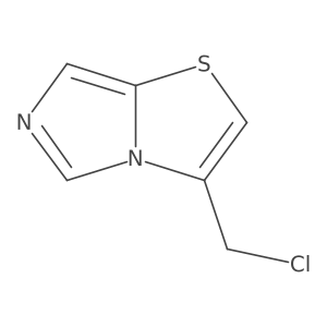 3-(Chloromethyl)imidazo[5,1-b]thiazole结构式