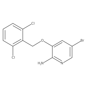 3-(2,6-Dichlorobenzyloxy)-5-bromopyridin-2-amine Structure
