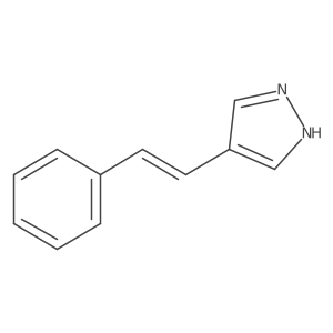 (e)-4-Styrylpyrazole结构式