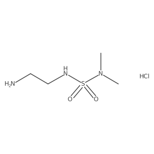 [(2-Aminoethyl)sulfamoyl]dimethylamine hydrochloride Structure