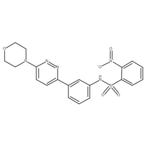 N-(3-(6-morpholinopyridazin-3-yl)phenyl)-2-nitrobenzenesulfonamide Structure