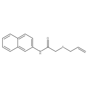 N-(naphthalen-2-yl)-2-(prop-2-en-1-ylsulfanyl)acetamide结构式
