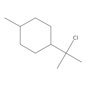 1-(2-Chloropropan-2-yl)-4-methylcyclohexane Structure