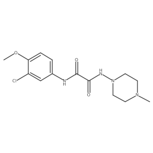 N1-(3-chloro-4-methoxyphenyl)-N2-(4-methylpiperazin-1-yl)oxalamide Structure